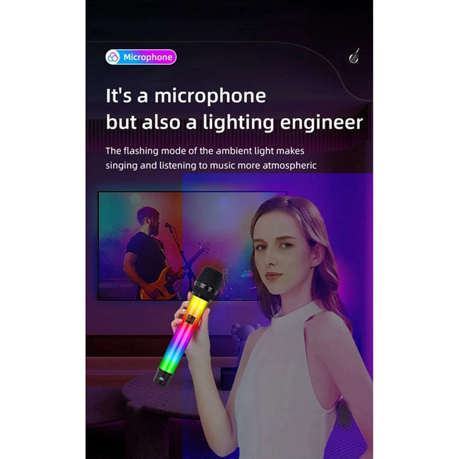 Wireless Handheld Microphone System with Receiver – Dual Battery Power, UHF Signal, Plug-and-Play