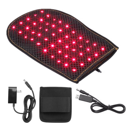 Portable LED Red Light Relaxation Gloves for Hand Muscle Relief and Physiorelaxation