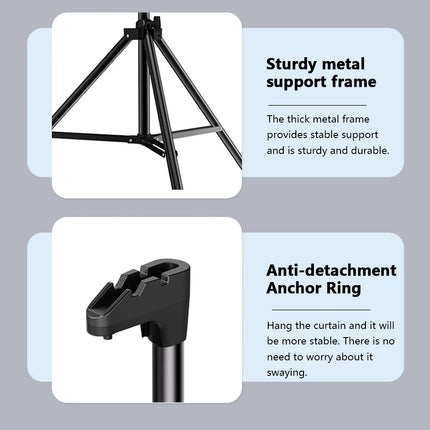 Portable ALR Projector Screen with Tripod Stand Foldable Roll-Up Design 16:9 Format