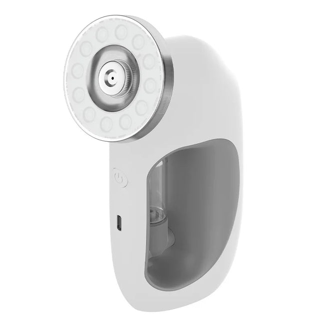 Rechargeable Nano Facial Mist Device with Red LED Light – Portable Deep Hydration Sprayer