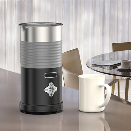 Stainless Steel Electric Milk Frother, Automatic Hot & Cold Foam Machine (Cappuccino/Latte)