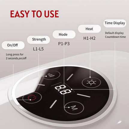 Smart Hand Relaxation Massager – 3 Modes & 5 Speed Levels