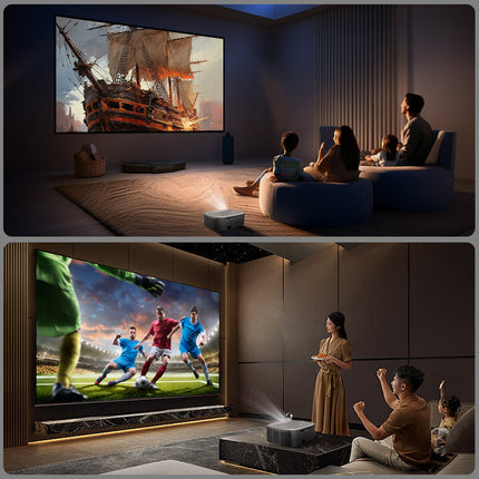 Portable 1080P Smart Projector with 4K Decoding & Auto Focus
