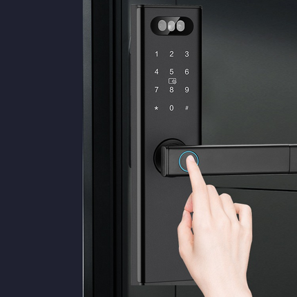 Smart Video Door Lock with 3D Face Recognition, Fingerprint Access and WiFi Camera