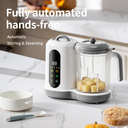 Portable Food Steamer Blender and Grinder 3-in-1 Electric Food Processor 450W