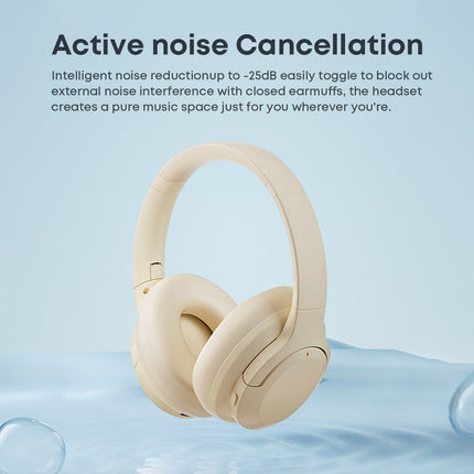 Wireless Active Noise Cancelling Headphones with Transparency Mode Extra Bass 39H Playtime