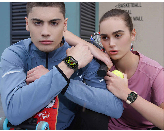 Touchscreen Smart Watch 1.83" with Fitness & Sleep Tracking, IP67 Waterproof, 22mm Strap