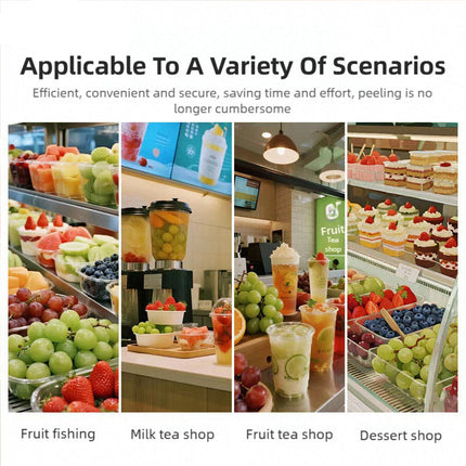 Automatic Electric Grape Peeling Machine for Green Grapes and Soft Fruit Preparation