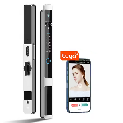 Automatic Smart Door Lock with Face Recognition, Fingerprint, Card and Password Entry
