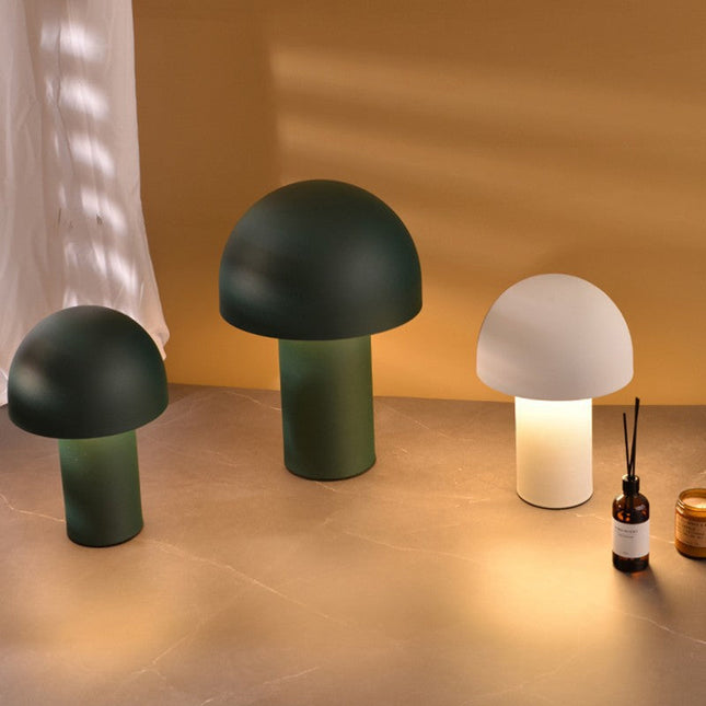 Decorative LED Lamp Compact Orange Design for Bedroom Desk or Living Room
