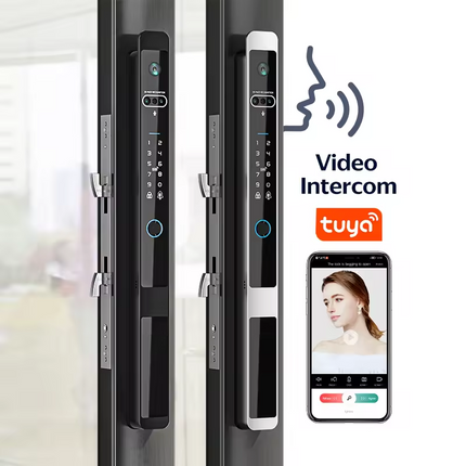 Automatic Smart Door Lock with Face Recognition, Fingerprint, Card and Password Entry