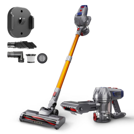 Rechargeable Cordless Vacuum Cleaner with 2 Suction Modes and Cyclone Dust Separation