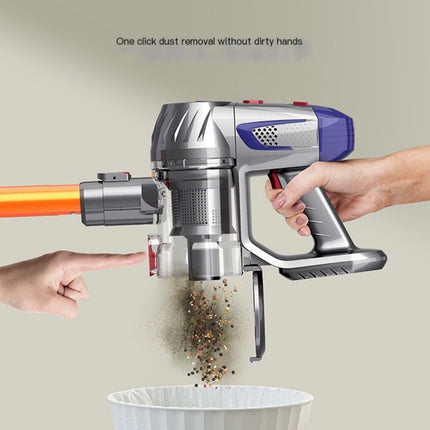 Rechargeable Cordless Vacuum Cleaner with 2 Suction Modes and Cyclone Dust Separation