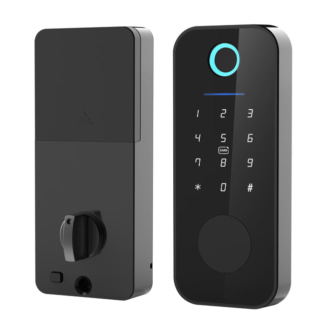 Smart Fingerprint Door Lock with Password, Card Access and Tuya App Control