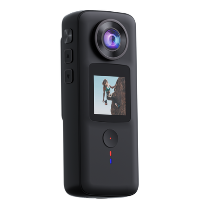 Portable 4K HD Action Camera Waterproof 10m with Wide Angle and Stabilized Video Recording