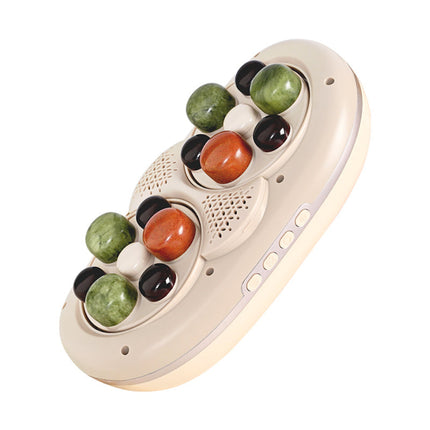 Adjustable Cordless Abdominal Massage Belt with Red Light Relaxation
