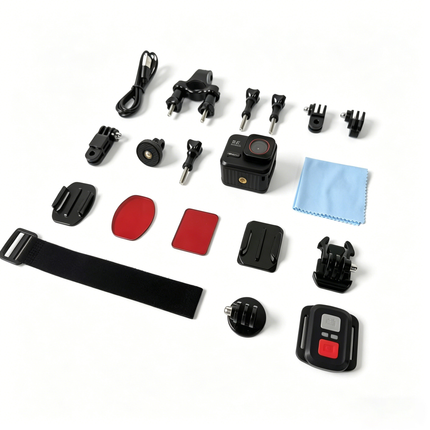 Waterproof 4K Sports Action Camera WiFi EIS 160° Wide Lens for Cycling Outdoor Use