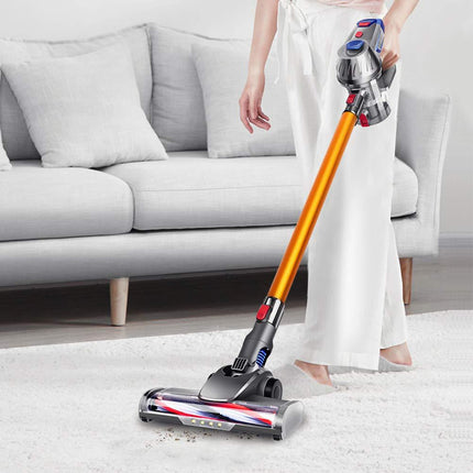 Rechargeable Cordless Vacuum Cleaner with 2 Suction Modes and Cyclone Dust Separation
