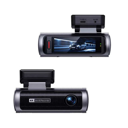 Dual 4K WiFi Dash Cam with Front and Rear Recording and 3.19 Inch Display