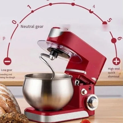 High-Power 1000 Watt Stand Mixer with 5L Mixing Bowl, Lift Head Design & Stable Grip Base