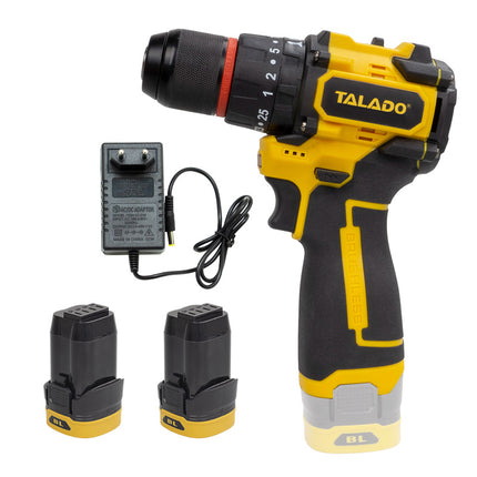 Rechargeable Cordless Impact Drill Electric Screwdriver Set High Power Variable Speed