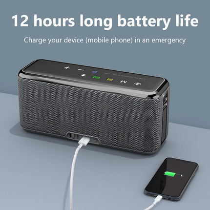 High-Performance 100W Wireless Speaker for Indoor & Outdoor Use with Waterproof Build and Long Battery Life