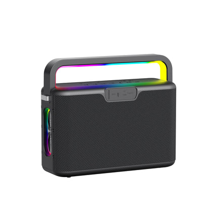 Wireless 120W Bluetooth Speaker with Dual Microphones, RGB Lighting & 20-Hour Battery
