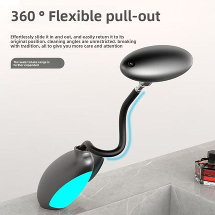 Modern LED Bathroom Sink Mixer Tap 4 Spray Modes Hot and Cold Water Zinc Alloy Build