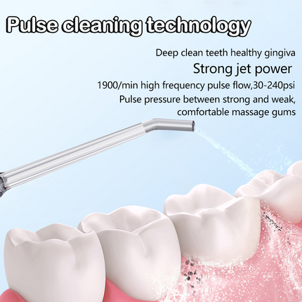 Portable Desktop Oral Irrigator with 670ml Tank & 10-Pressure Modes