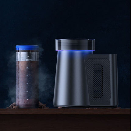 Portable Electric Beverage Cooling Cup with Digital Display for Soda Beer Wine and Drinks