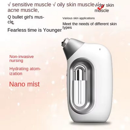 Cordless Nano Facial Hydrator for Serums Toners White