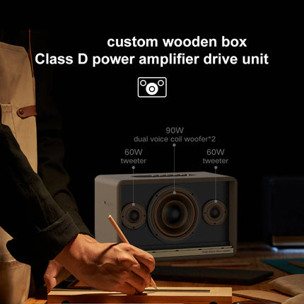 High-Power RGB Bluetooth Karaoke Speaker System with Dual Mics – 300W Party Sound