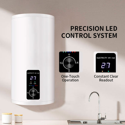 Electric Vertical Wall Mounted Hot Water Tank 2000W for Commercial Spaces