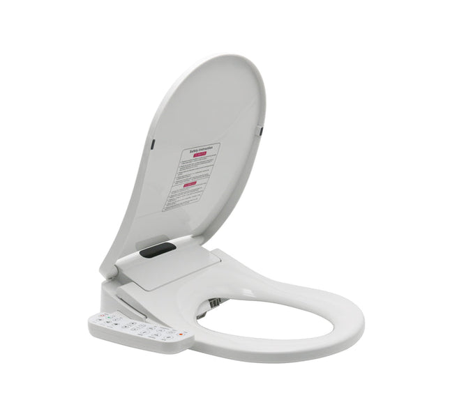 Electric U-Shape Smart Toilet Seat with Posterior & Feminine Wash, Heated Seat, Warm Air Dryer, Display Screen, IPX4 Waterproof
