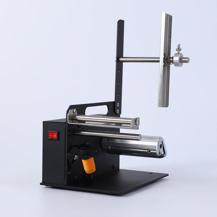Industrial Automatic Label Peeler for Bottles and Cartons Electric Compact Design Black