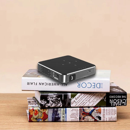Pocket-Sized HD DLP Projector with 1080p Support, Built-In Battery, HDMI & USB