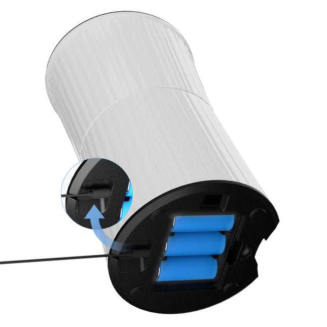 Electric Automatic Pet Food Dispenser 4L with Anti-Jam System, Programmable Feeding & Portion Control