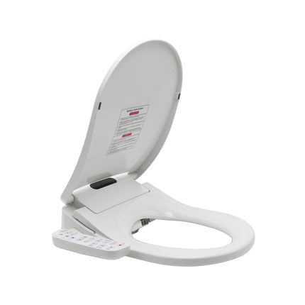 Rechargeable U-Shaped Smart Toilet Seat with Water Spray & Warm Air Drying