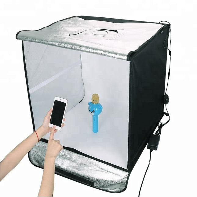 60cm Folding Photo Studio Softbox Light Tent with 88 LED USB Rechargeable 5500K Daylight