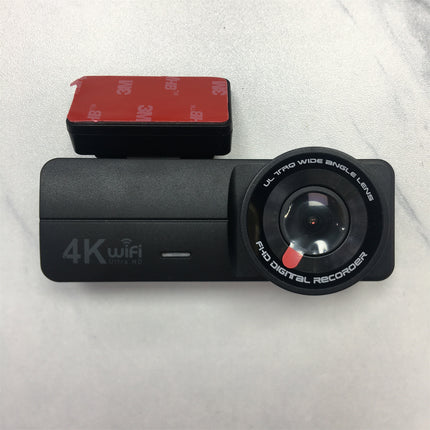 4K Dual Lens Car Dash Camera with WiFi App Control and Rear Camera Recording