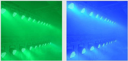 Outdoor LED Par 54x3W RGB Stage Event Lighting IP65 Waterproof