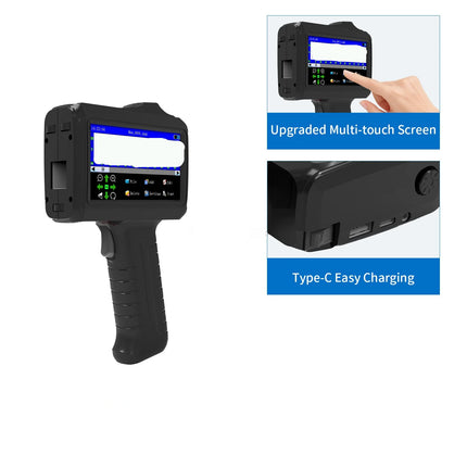Compact 12.7mm Portable Inkjet Coding Printer for Product Marking and Label Printing