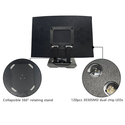 Infrared Red Light Relaxation Panel Adjustable Power Timer 660nm 850nm Combo
