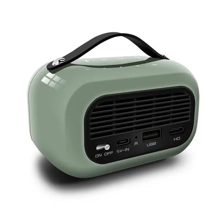 Compact Mini DLP Projector with Android 9.0, Wireless Screen Sharing and Auto Keystone