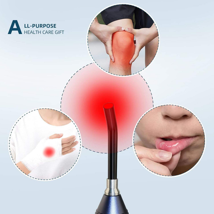 Portable 2-in-1 Red Light Relaxation Device Rechargeable Infrared LED Comfort Relief Massager