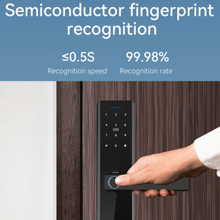 Smart Digital Split Lever Door Lock Multi Access Fingerprint Password Card App Entry for Home Office