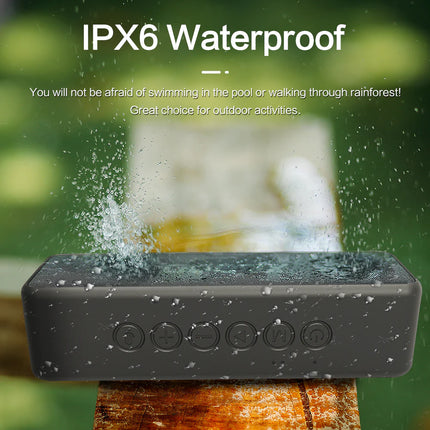 High-Power Wireless Bluetooth Speaker – Waterproof Design with Extended Battery Life