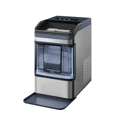 Desktop Gold Nugget Ice Maker with Auto-Cleaning and Portable Design