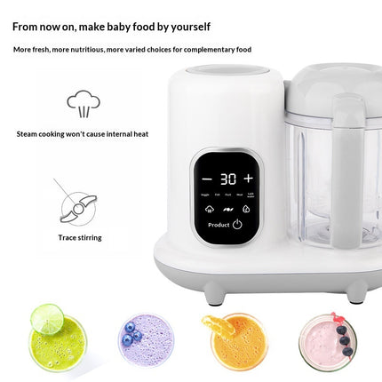 Meal Steamer Blender with Auto Cooking Function Food Puree Maker and Mixing Cup