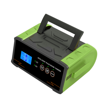 Smart 12V/24V Wired Car and Motorcycle Battery Charger for Lead-Acid Batteries
